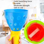 2 set giocattolo per bambini palla catapulta kit da gioco con palla rimbalzante all'aperto genitore-figlio, consegna colore casuale, Bouncy Ball Game Kit