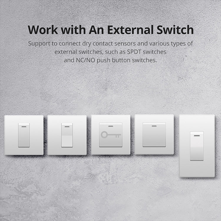 Sonoff MINIR2 Dual-Control WIFI Smart Switch Fai da te Piccole parti di modifica