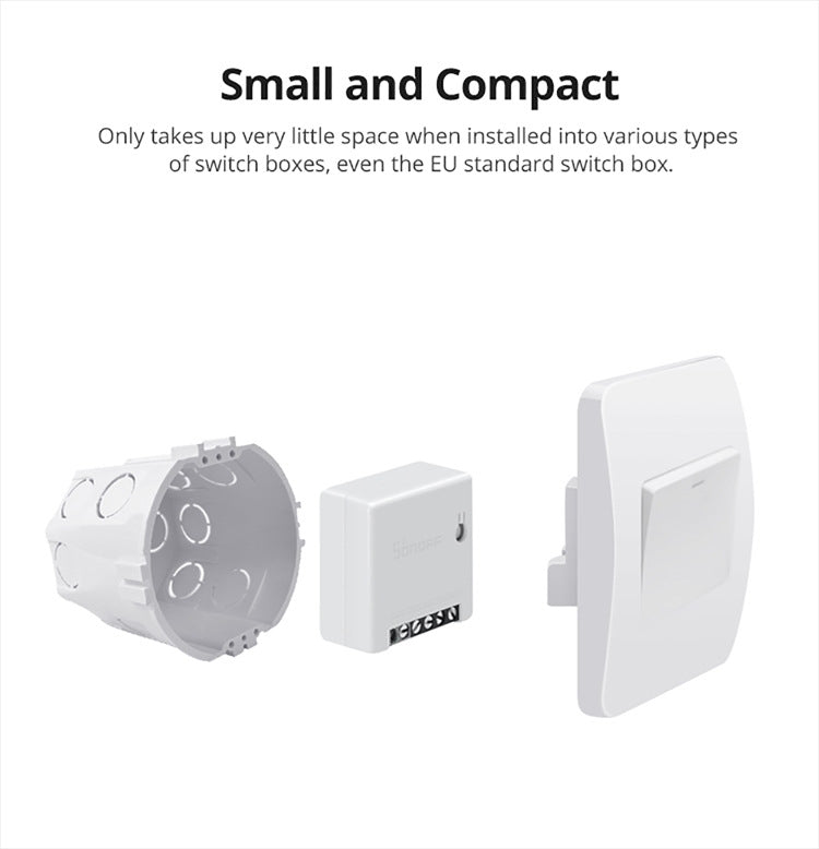 Sonoff MINIR2 Dual-Control WIFI Smart Switch Fai da te Piccole parti di modifica