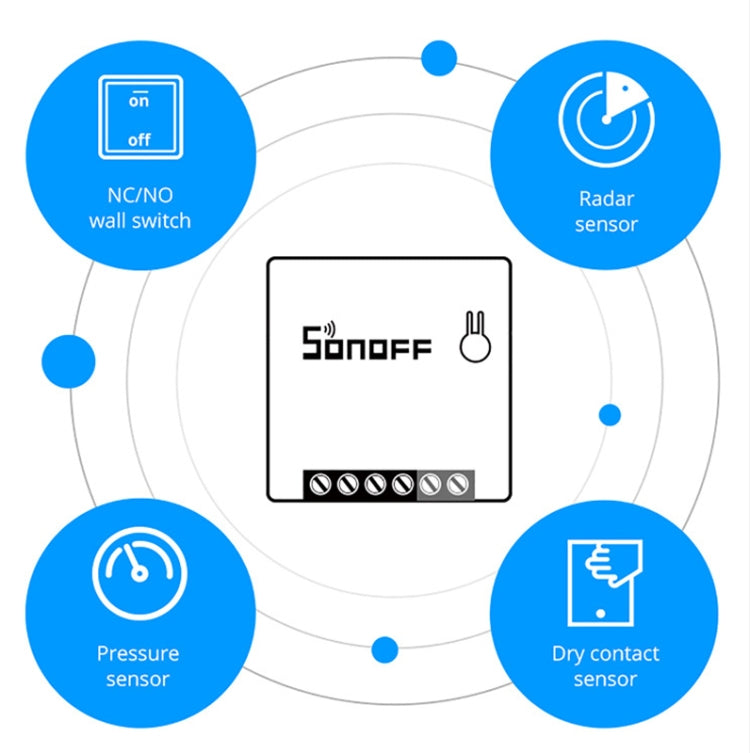 Sonoff MINIR2 Dual-Control WIFI Smart Switch Fai da te Piccole parti di modifica