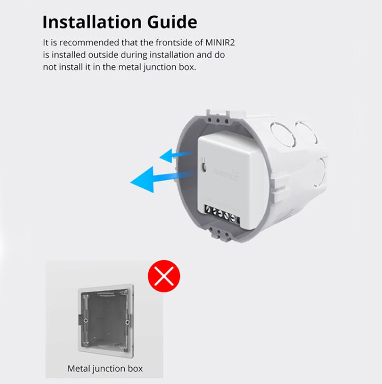 Sonoff MINIR2 Interruttore WiFi Dual-Control 10A