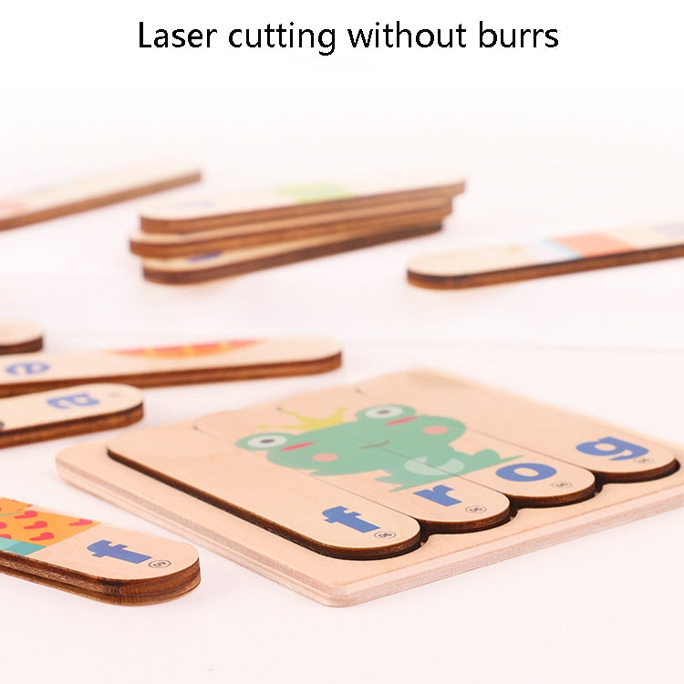 Puzzle in legno con bastoncini per ortografia bambini 4-6 anni
