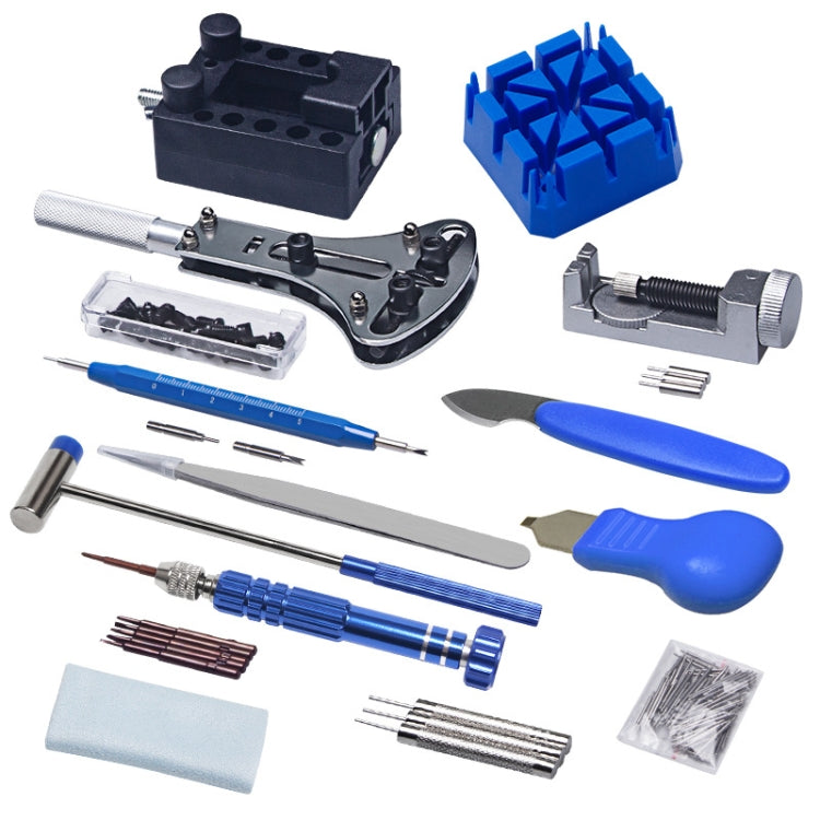 185 in 1 Set di strumenti per la riparazione dell'orologio Kit di strumenti per lo smontaggio e la sostituzione della batteria, 185 in 1 Watch Repair Tool Set