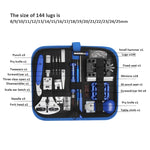 185 in 1 Set di strumenti per la riparazione dell'orologio Kit di strumenti per lo smontaggio e la sostituzione della batteria, 185 in 1 Watch Repair Tool Set