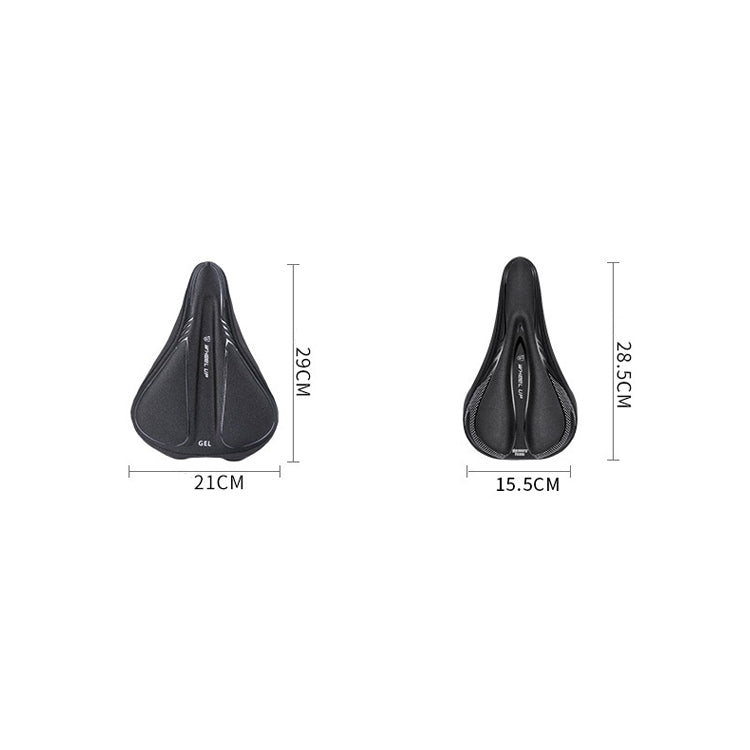 Coprisella per bicicletta in silicone con ruota su Coprisella per mountain bike in gel ispessimento Attrezzatura per l'equitazione, LF32005G-L, LF32005G-S