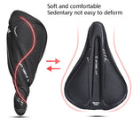 Coprisella per bicicletta in silicone con ruota su Coprisella per mountain bike in gel ispessimento Attrezzatura per l'equitazione, LF32005G-L, LF32005G-S