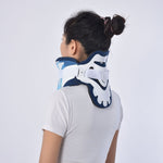 Protezione per il collo fissa con tutore per collo in plastica macromolecola, Neck Protector
