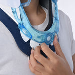 Protezione per il collo fissa con tutore per collo in plastica macromolecola, Neck Protector