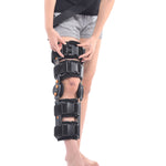 Staffa fissa regolabile per ginocchio con velcro