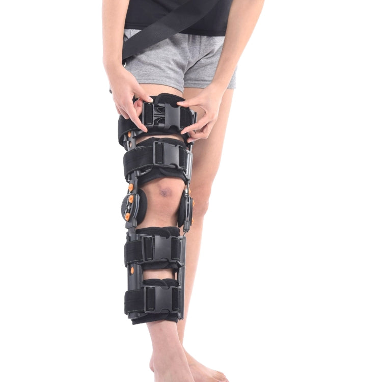 Staffa fissa regolabile per ginocchio con velcro