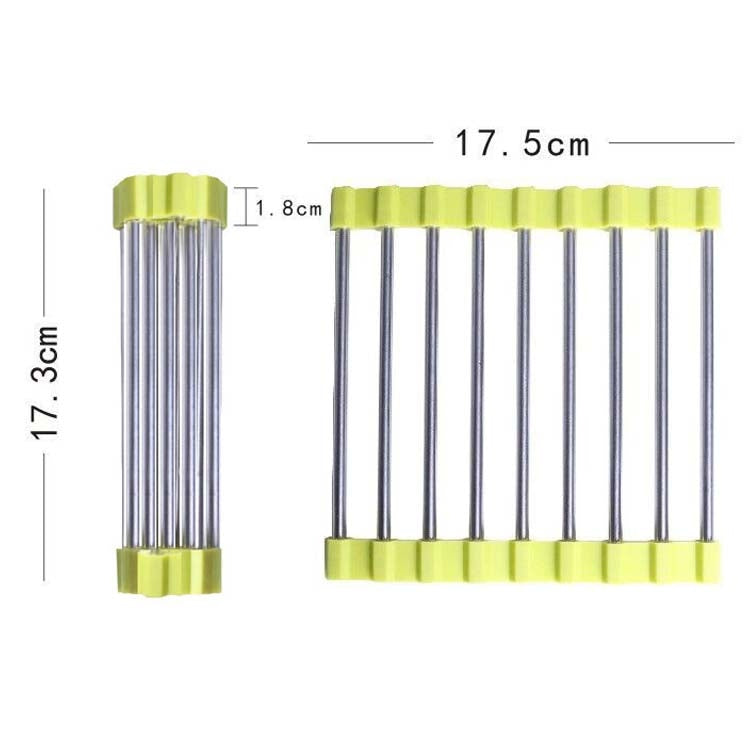 MS-202 3 PCS Home Kitchen Tovaglietta antiscottatura antiscivolo in acciaio inossidabile Tovaglietta pieghevole per isolamento termico, Colore consegna casuale, MS-202 Random Color