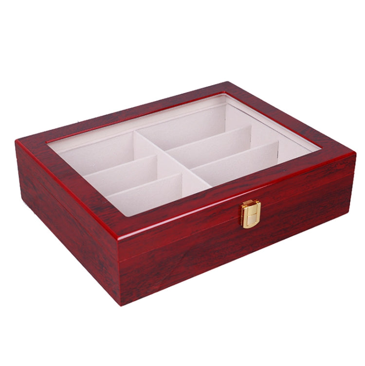 Custodia rigida in legno per occhiali 34,5x26,5x9 cm