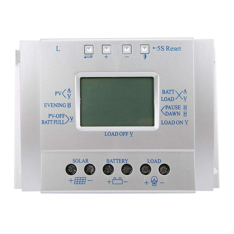 Regolatore di carica solare 12V/24V 60A con display LCD