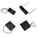 Custodia per batterie AA in plastica con cavo 10 pezzi