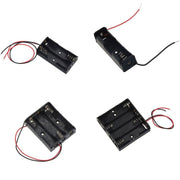 Custodia per custodia per batteria di alimentazione formato AA da 10 pezzi, For 1 x AA Battery without Cover, For 2 x AA Batteries without Cover, For 3 x AA Batteries without cover, For 4 x AA Batteries without cover, For 8 x AA Batteries without cover