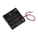 Custodia per batterie AA in plastica con cavo 10 pezzi