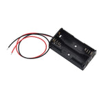 Custodia per batterie AA in plastica con cavo 10 pezzi