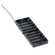 Custodia per custodia per batteria di alimentazione formato AA da 10 pezzi, For 1 x AA Battery without Cover, For 2 x AA Batteries without Cover, For 3 x AA Batteries without cover, For 4 x AA Batteries without cover, For 8 x AA Batteries without cover