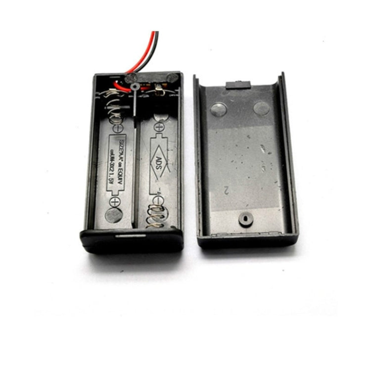 Custodia per batterie AA in plastica con cavo 10 pezzi