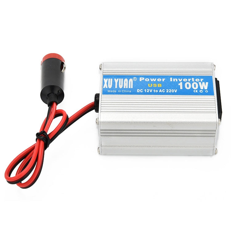 Alimentatore per notebook per auto XUYUAN da 100 W con inverter per auto con USB, 12V to 220V, 24V to 220V