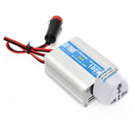 Alimentatore per notebook per auto XUYUAN da 100 W con inverter per auto con USB, 12V to 220V, 24V to 220V