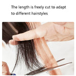5 pezzi di estensione per capelli con evidenziazione del colore Pezzo di estensione per capelli invisibile senza cuciture in un unico pezzo