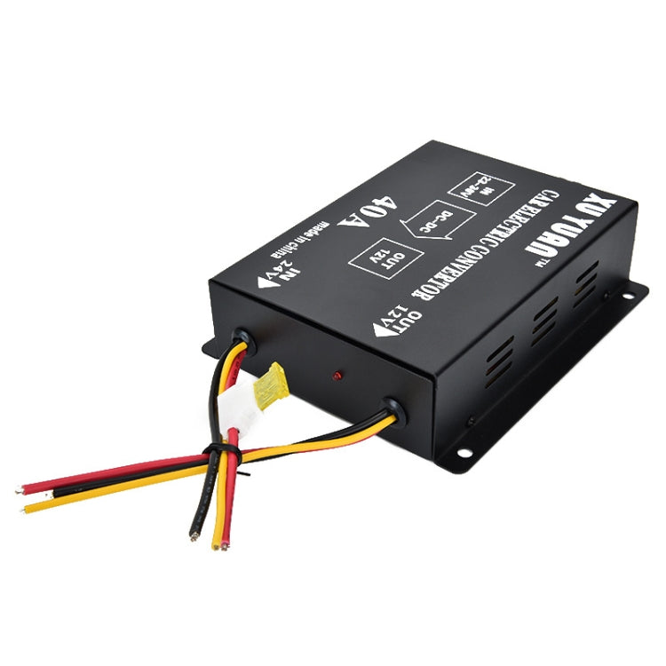 Convertitore step-down XUYUAN 480W da 24V a 12V 40A Convertitore buck di alimentazione CC per autoveicoli, 480W 24V to 12V