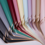 2 sacchetti di Phnom Penh Fiore di carta opaca Carta da regalo per fiori Bouquet di gelatina Carta da regalo impermeabile 58x58 cm, Black, White, Goose Yellow, Pink, Grey, Red Pear, Clearance bBlue, Khaki, Lotus Color, Rose Pink, Light Grey, Matte     ...