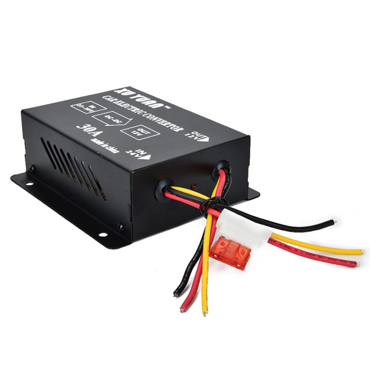 Convertitore step-down XUYUAN 380W da 24V a 12V 30A Convertitore buck di alimentazione CC per autoveicoli, 380W 24V to 12V