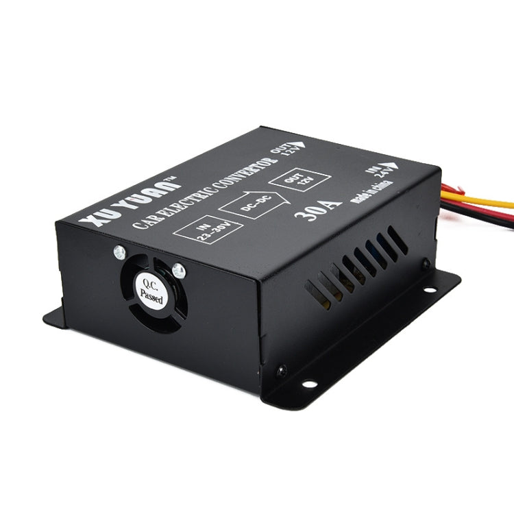 Convertitore step-down XUYUAN 380W da 24V a 12V 30A Convertitore buck di alimentazione CC per autoveicoli, 380W 24V to 12V