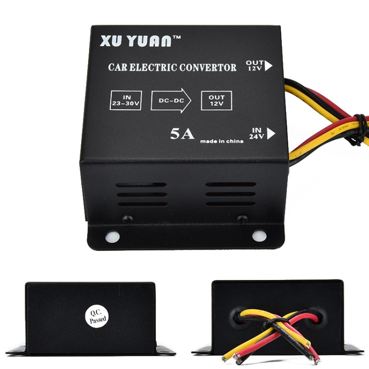 Convertitore step-down XUYUAN 60W da 24V a 12V 5A Convertitore buck di alimentazione CC per autoveicoli