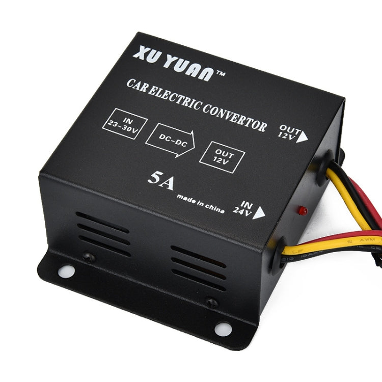 Convertitore step-down XUYUAN 60W da 24V a 12V 5A Convertitore buck di alimentazione CC per autoveicoli