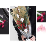 Carta da regalo per bouquet Carta da regalo in materiale impermeabile con fiori trasparenti, 3.0 Silk 70cmx50m, 4.7 Silk 70cmx50m, 5.3 Silk 70cmx50m, 2.5 Silk 40cmx30m, 2.5 Silk 80cmx60m, 3.0 Silk 90cmx50m