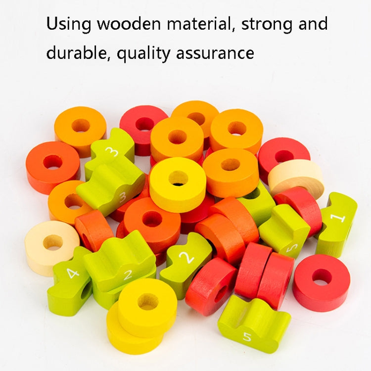 Puzzle educativo in legno con coniglio per bambini