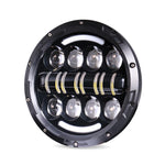 Fari modificati retrò per moto da 7 pollici Gita di un giorno a LED Fari vicini a luci per Wrangler / Harley, Day Trip LED Far Near Beam Lights