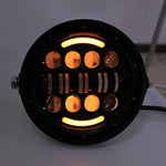 Fari modificati retrò per moto da 7 pollici Gita di un giorno a LED Fari vicini a luci per Wrangler / Harley, Day Trip LED Far Near Beam Lights