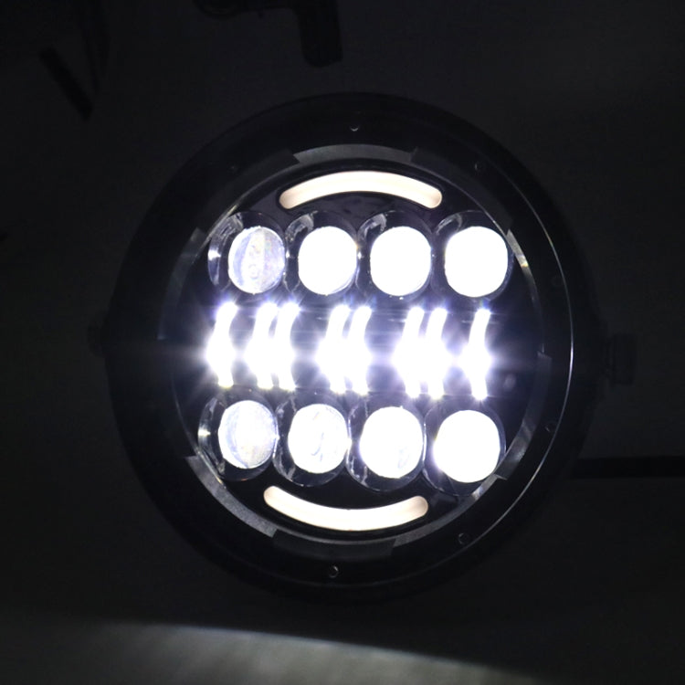 Fari modificati retrò per moto da 7 pollici Gita di un giorno a LED Fari vicini a luci per Wrangler / Harley, Day Trip LED Far Near Beam Lights