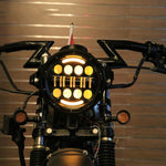 Fari modificati retrò per moto da 7 pollici Gita di un giorno a LED Fari vicini a luci per Wrangler / Harley, Day Trip LED Far Near Beam Lights
