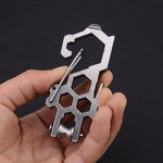 2 PCS Moschettone multifunzionale portante professionale per sopravvivenza all'aperto Gadget, Survive tool