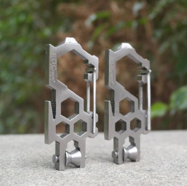 2 PCS Moschettone multifunzionale portante professionale per sopravvivenza all'aperto Gadget, Survive tool