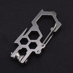 2 PCS Moschettone multifunzionale portante professionale per sopravvivenza all'aperto Gadget, Survive tool