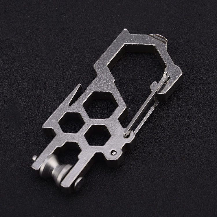 2 PCS Moschettone multifunzionale portante professionale per sopravvivenza all'aperto Gadget, Survive tool