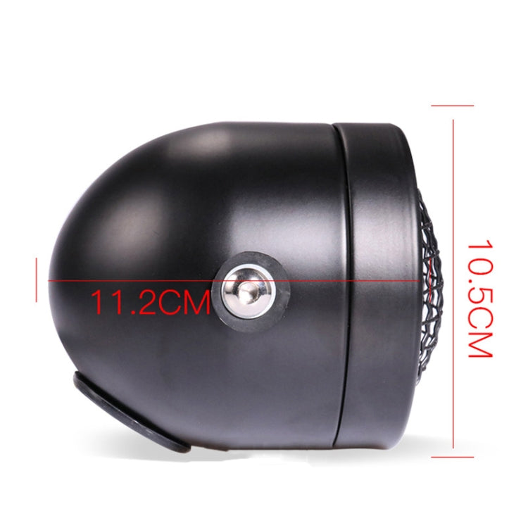 Faro retrò per moto CG125 Faro universale in metallo retrò a doppia lampada, Retro Dual Lamp