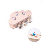 Giocattoli per criceti e gatti Forniture per gatti in legno massello, Cloud Hairy Mouse, Five-hole Hairy Mouse, Eight-hole Hairy Mouse, Cloud Doll, Five-hole Doll, Eight-hole doll