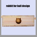 Giocattoli per criceti e gatti Forniture per gatti in legno massello, Cloud Hairy Mouse, Five-hole Hairy Mouse, Eight-hole Hairy Mouse, Cloud Doll, Five-hole Doll, Eight-hole doll