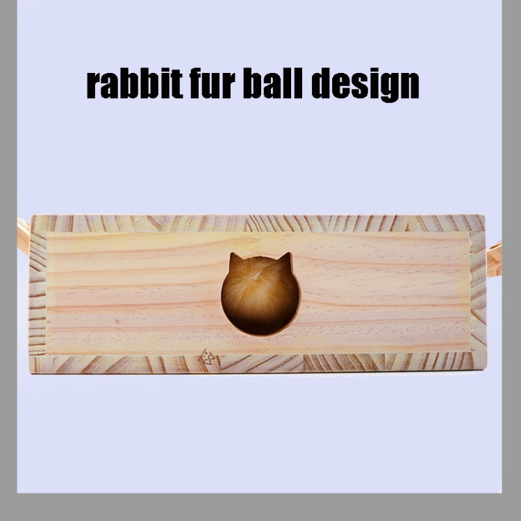 Giocattoli per criceti e gatti Forniture per gatti in legno massello, Cloud Hairy Mouse, Five-hole Hairy Mouse, Eight-hole Hairy Mouse, Cloud Doll, Five-hole Doll, Eight-hole doll