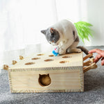 Giocattoli per criceti e gatti Forniture per gatti in legno massello, Cloud Hairy Mouse, Five-hole Hairy Mouse, Eight-hole Hairy Mouse, Cloud Doll, Five-hole Doll, Eight-hole doll