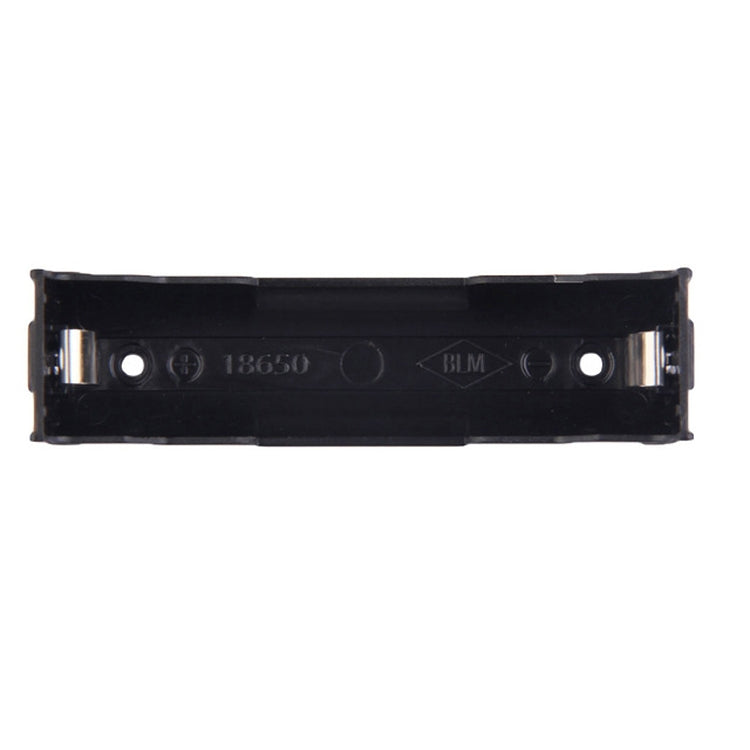 Supporto per custodia batterie 18650 in ABS nero