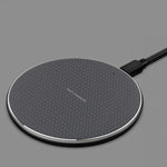 Caricabatterie wireless universale K8 10W in alluminio