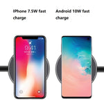Caricabatterie wireless universale K8 10W in alluminio